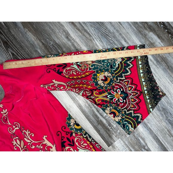 By Together BoHo Scoop Neck Dress with Kimono Style Sleeve Size Small NWT - Picture 7 of 9